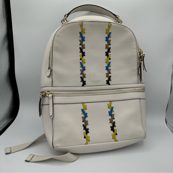 henri bendel Handbags - Henri Bendel Soho Backpack with Novelty Strap Pebbled Leather Cream